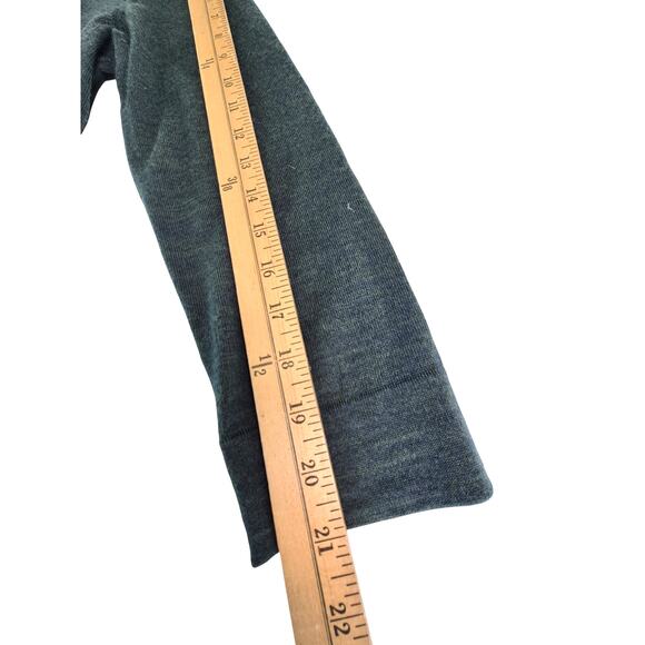 The Limited Womens Sweater Sz Med Wool Blend Green Heather Holiday Classic Layer - Picture 9 of 9